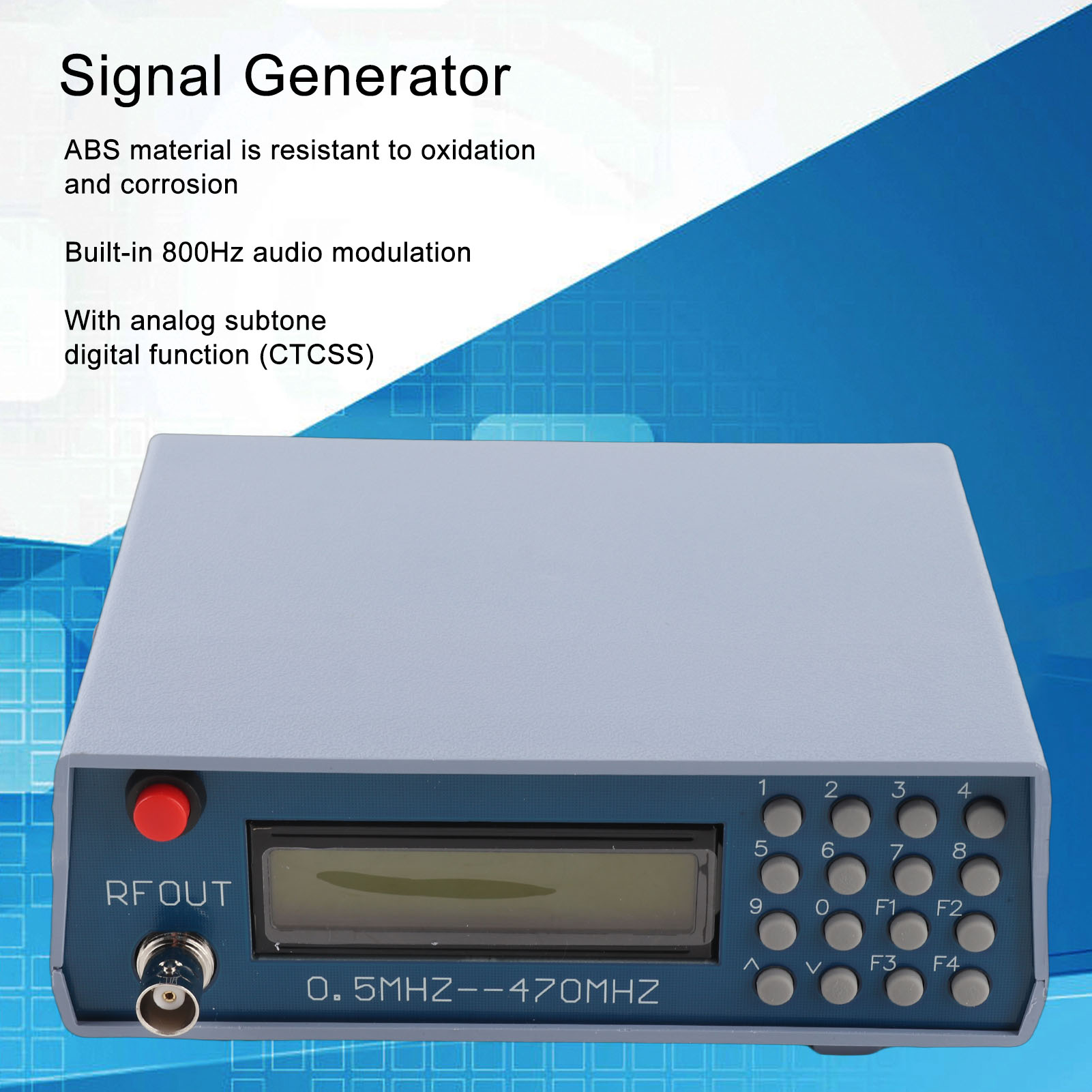 Rf Signal Generator 0.5Mhz To 470Mhz - Fonksiyon Sinyal Üreteci RF Sinyal Üreteci