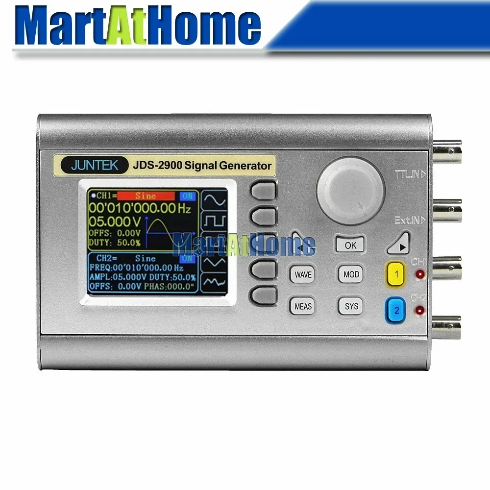 Dijital Çift Kanallı DDS Sinya - Dual Channel Arbitrary Waveform Function Generator 60Mhz incelemesi ve fiyatı